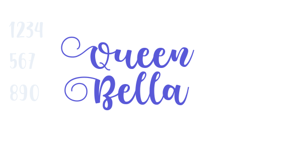 Queen Bella font free