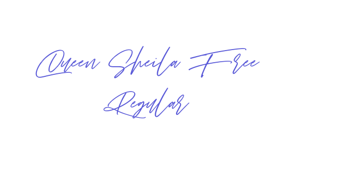 Download Queen Sheila Free Regular Font