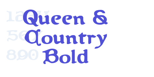 Queen & Country Bold-font-download