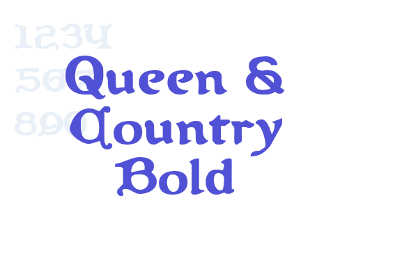 Queen & Country Bold