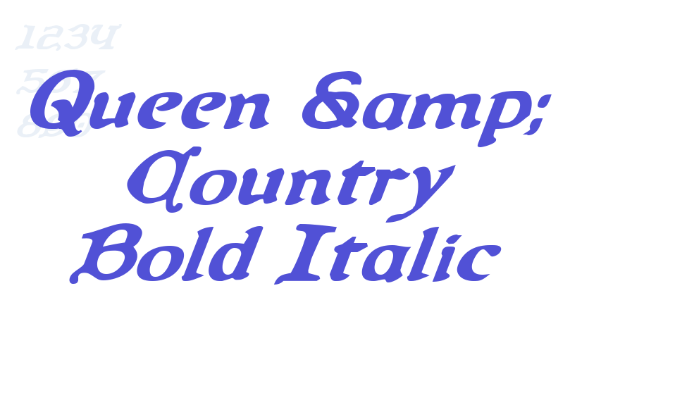 Queen & Country Bold Italic-font-download