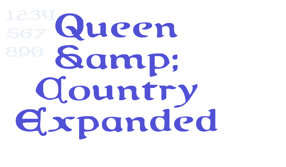 Queen & Country Expanded-font-download