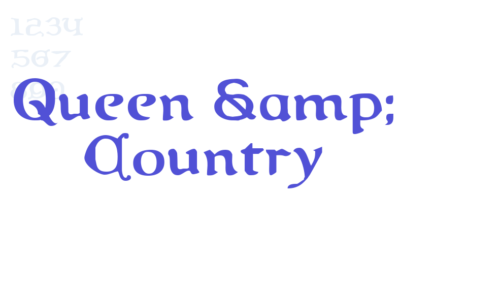 Queen & Country-font-download