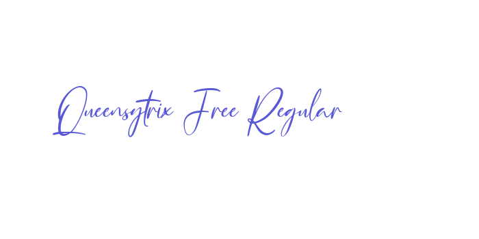 Queensytrix Free Regular Font Download