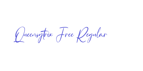 Queensytrix Free Regular-font-download