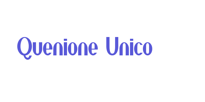 Quenione Unico Font Download