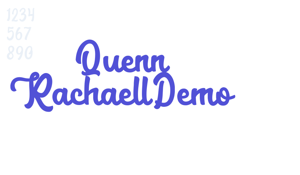 Quenn RachaellDemo-font-download