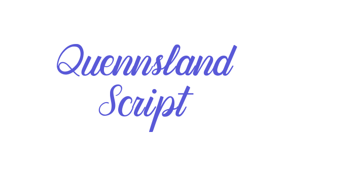 Quennsland Script Font Download