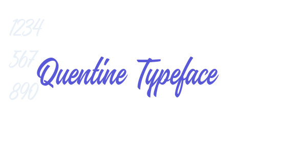 Quentine Typeface font free