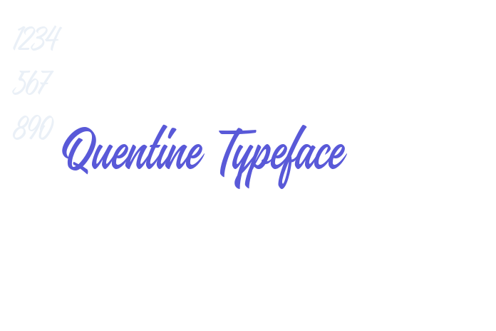 Quentine Typeface font free