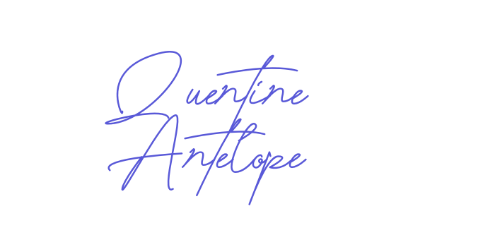 Quentine Antelope Font