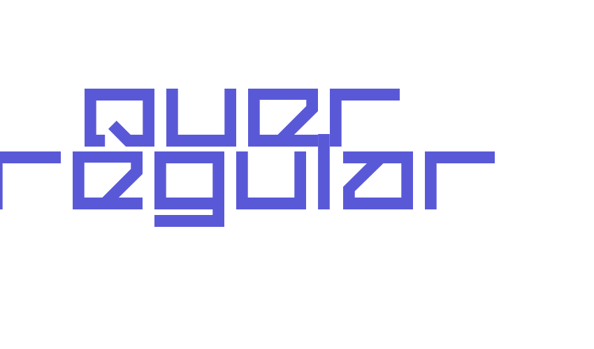 Quer Regular Font