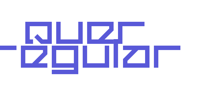 Quer Regular Font Download