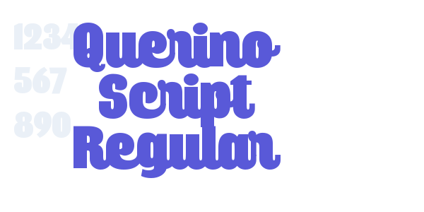 Querino Script Regular font free