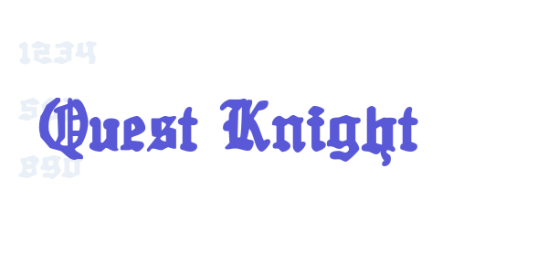 Quest Knight font free