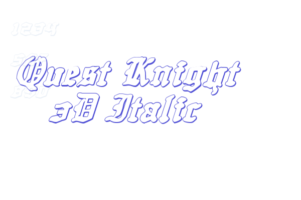 Quest Knight 3D Italic