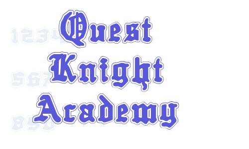 Quest Knight Academy Font Download