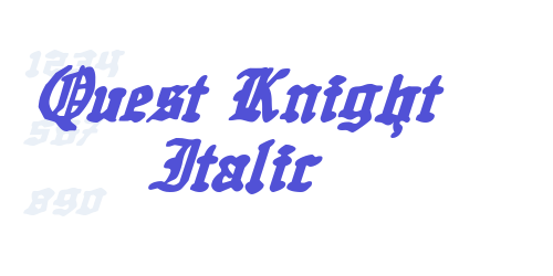 Quest Knight Italic-font-download