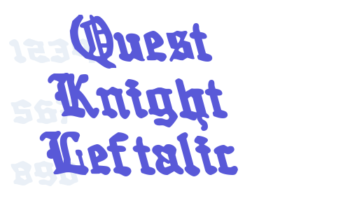 Quest Knight Leftalic Font Download