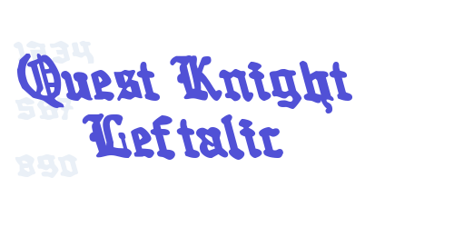 Quest Knight Leftalic-font-download