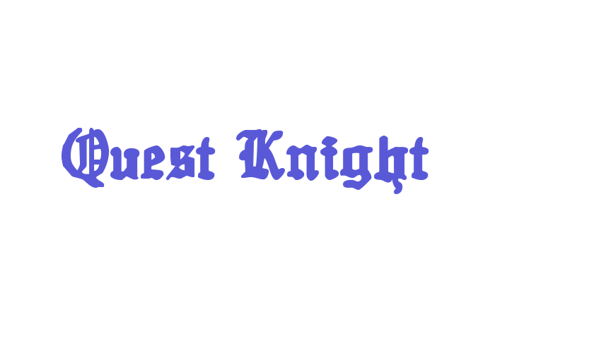 Quest Knight Font Download