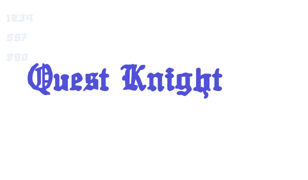 Quest Knight-font-download