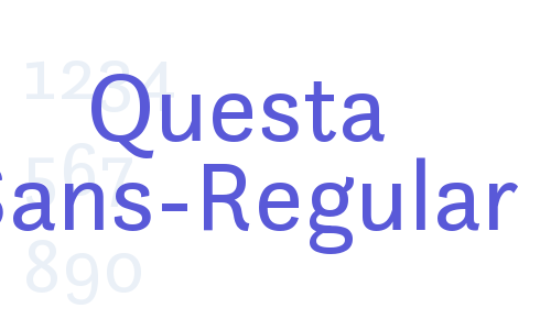 Questa Sans-Regular Font