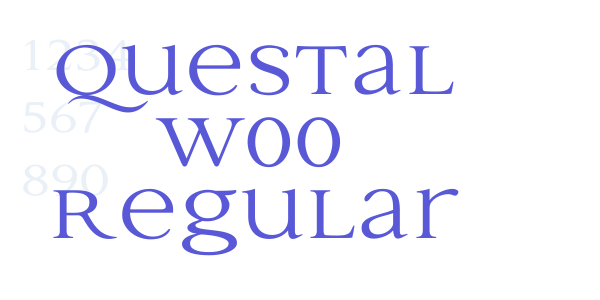 Questal W00 Regular font free