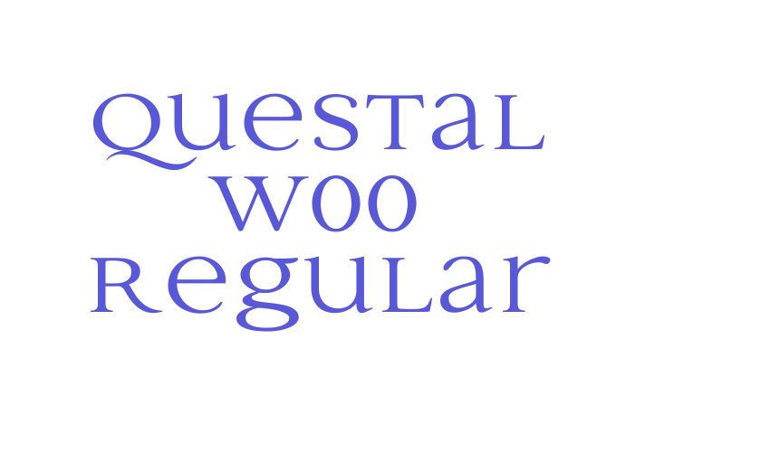 Questal W00 Regular Font