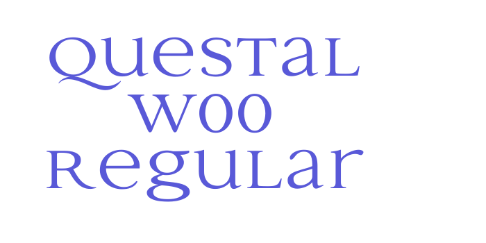 Questal W00 Regular Font Download