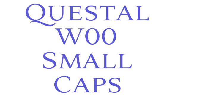 Questal W00 Small Caps Font Download