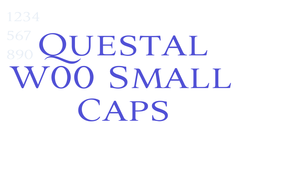 Questal W00 Small Caps-font-download