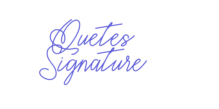 Quetes Signature Font Download