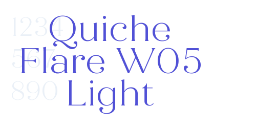 Quiche Flare W05 Light-font-download