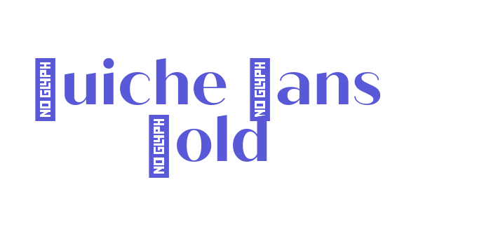 Quiche Sans Bold Font Download