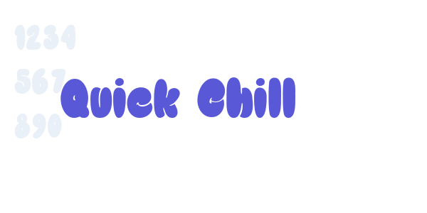 Quick Chill font