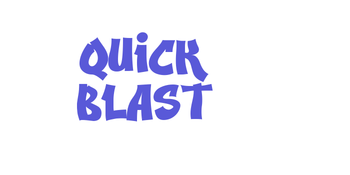 Quick Blast Font