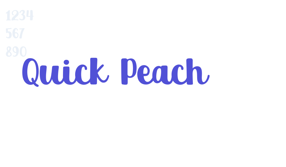 Quick Peach-font-download