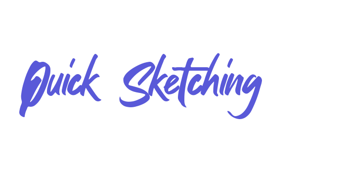 Quick Sketching Font Download