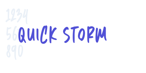 Quick Storm-font-download