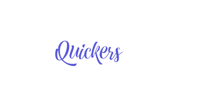 Quickers Font