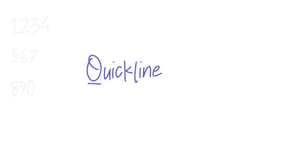 Quickline font free