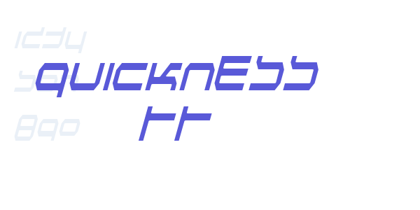 Quickness TT font