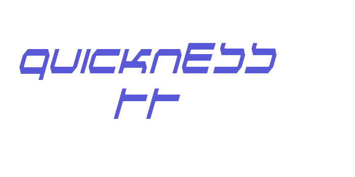 Quickness TT Font