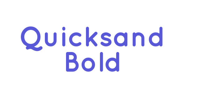 Quicksand Bold Font Download