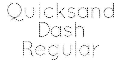 Quicksand Dash Regular