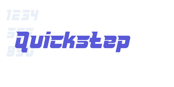 Quickstep font