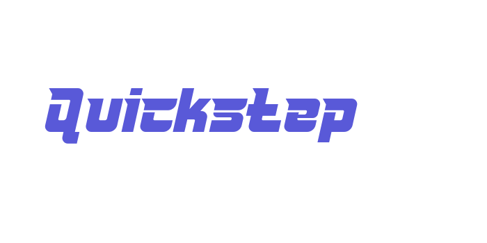 Quickstep Font Download