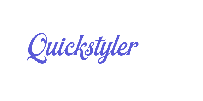 Quickstyler Font