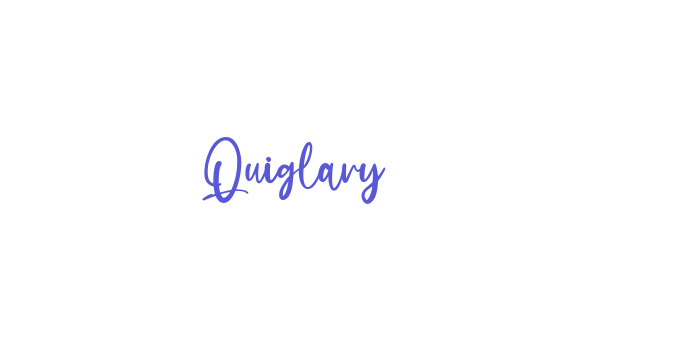 Quiglary Font Download